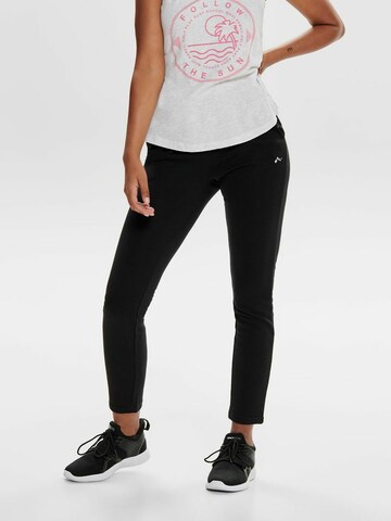 Coupe slim Pantalon de sport 'Maya' ONLY PLAY en noir