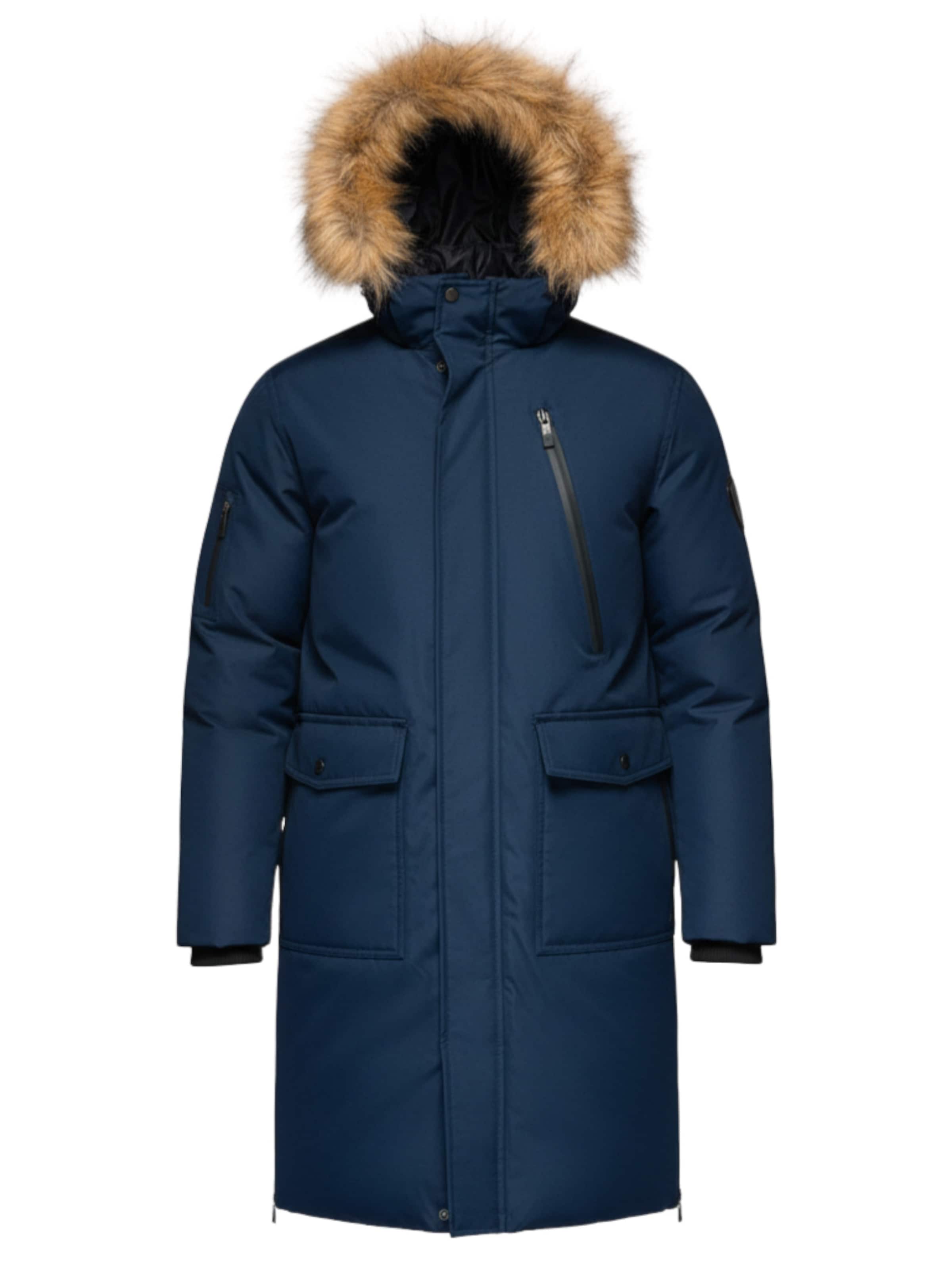 Ombre Jacke in Blau: Vorderseite