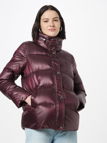 Lauren Ralph Lauren Winterjas in Rood: voorkant