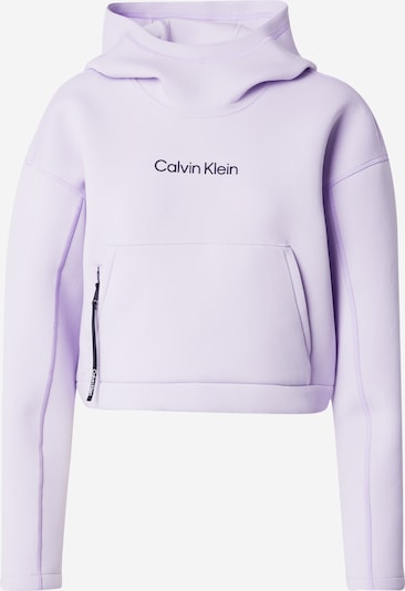 Calvin Klein Sport Спортен суитшърт с качулка в люляк / черно, Преглед на продукта