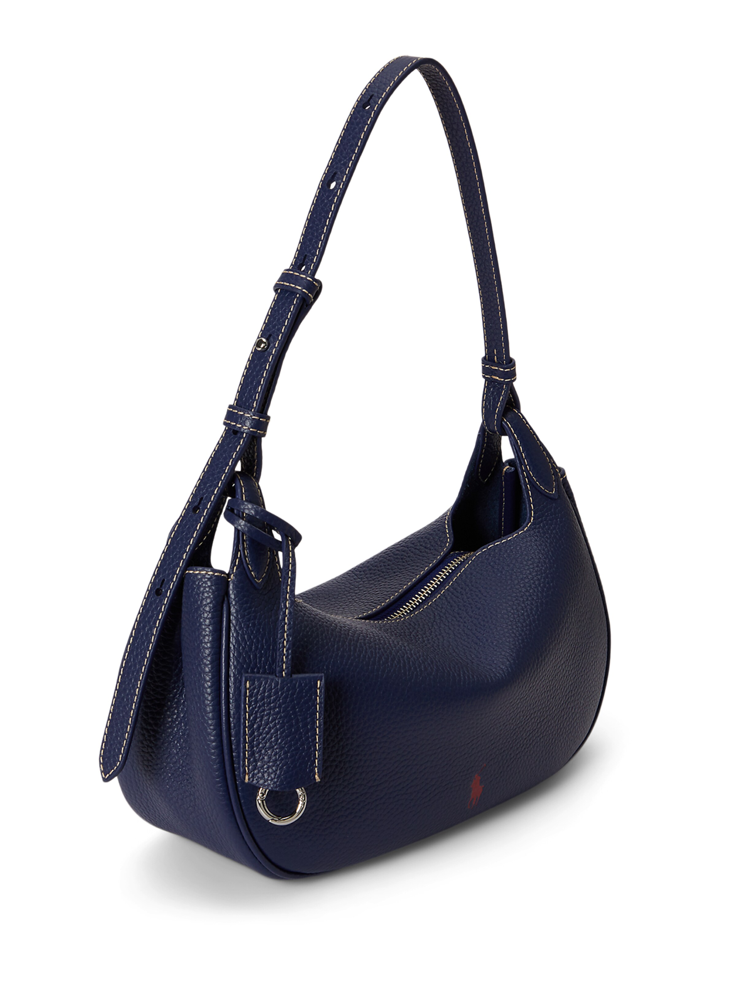 Polo Ralph Lauren Schultertasche 'SHINY DRUM PEBBLE' in Blau