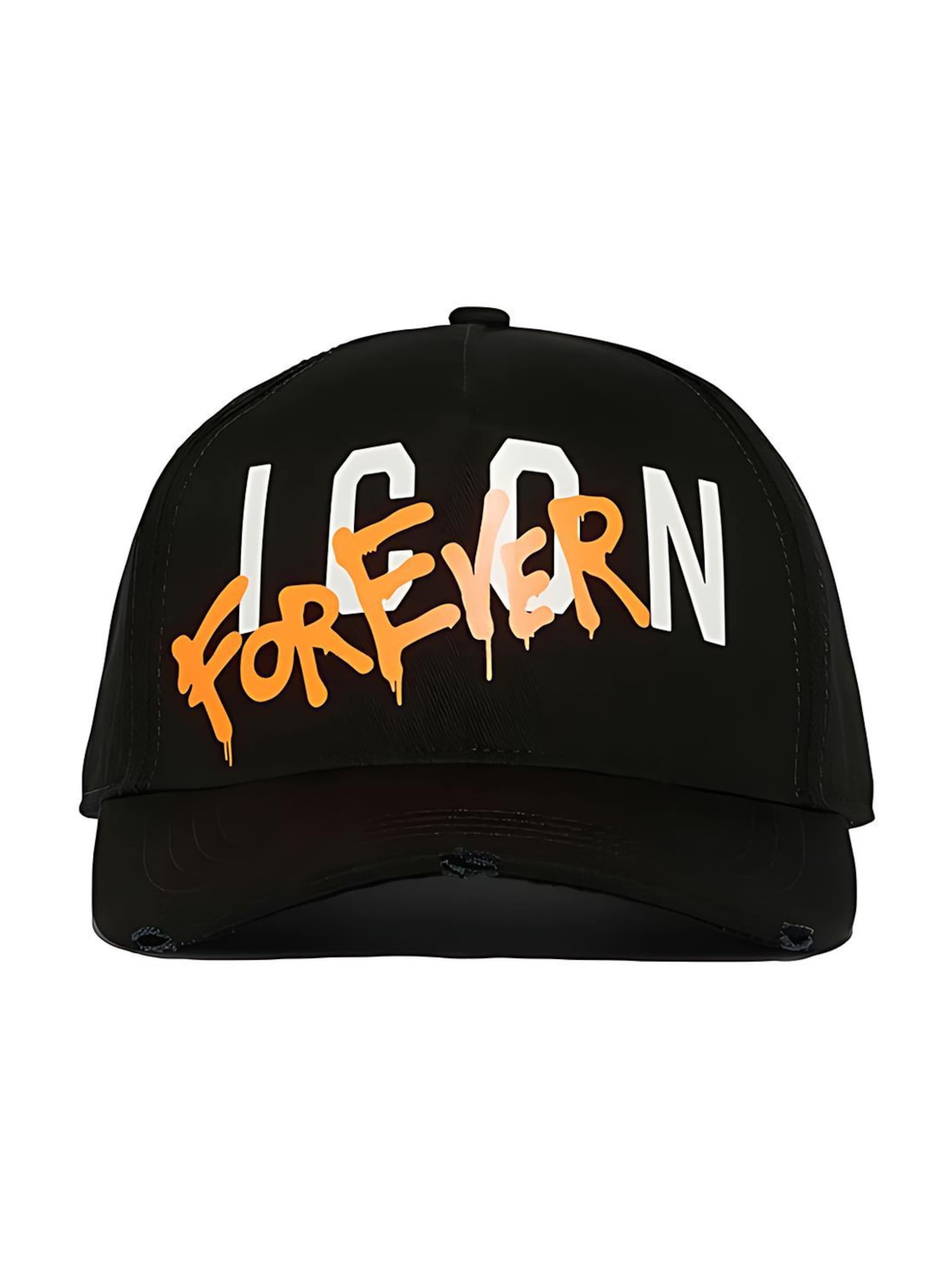 DSQUARED2 Cap 'ICON Forever' in Black: front
