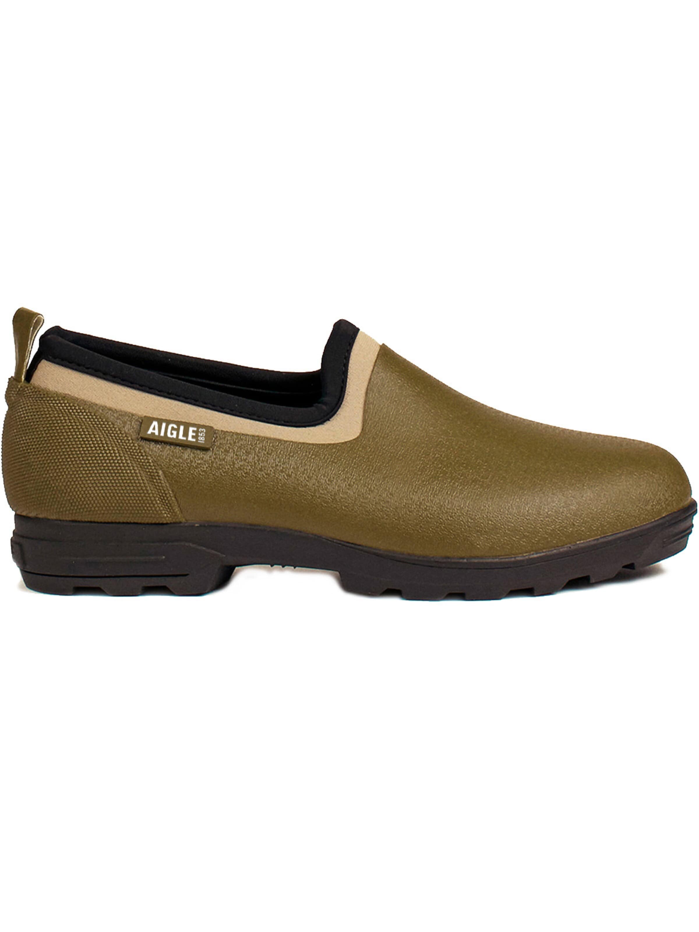 AIGLE Clogs 'Stiefel Lessfor M 2' in Grün: Vorderseite