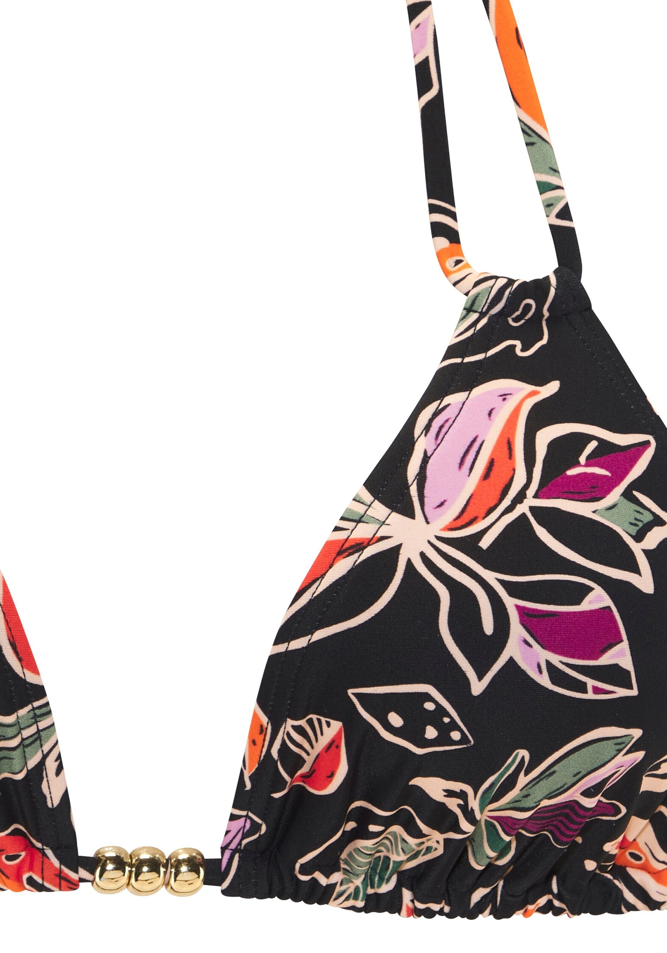 BUFFALO Triangel Bikinitop in Schwarz