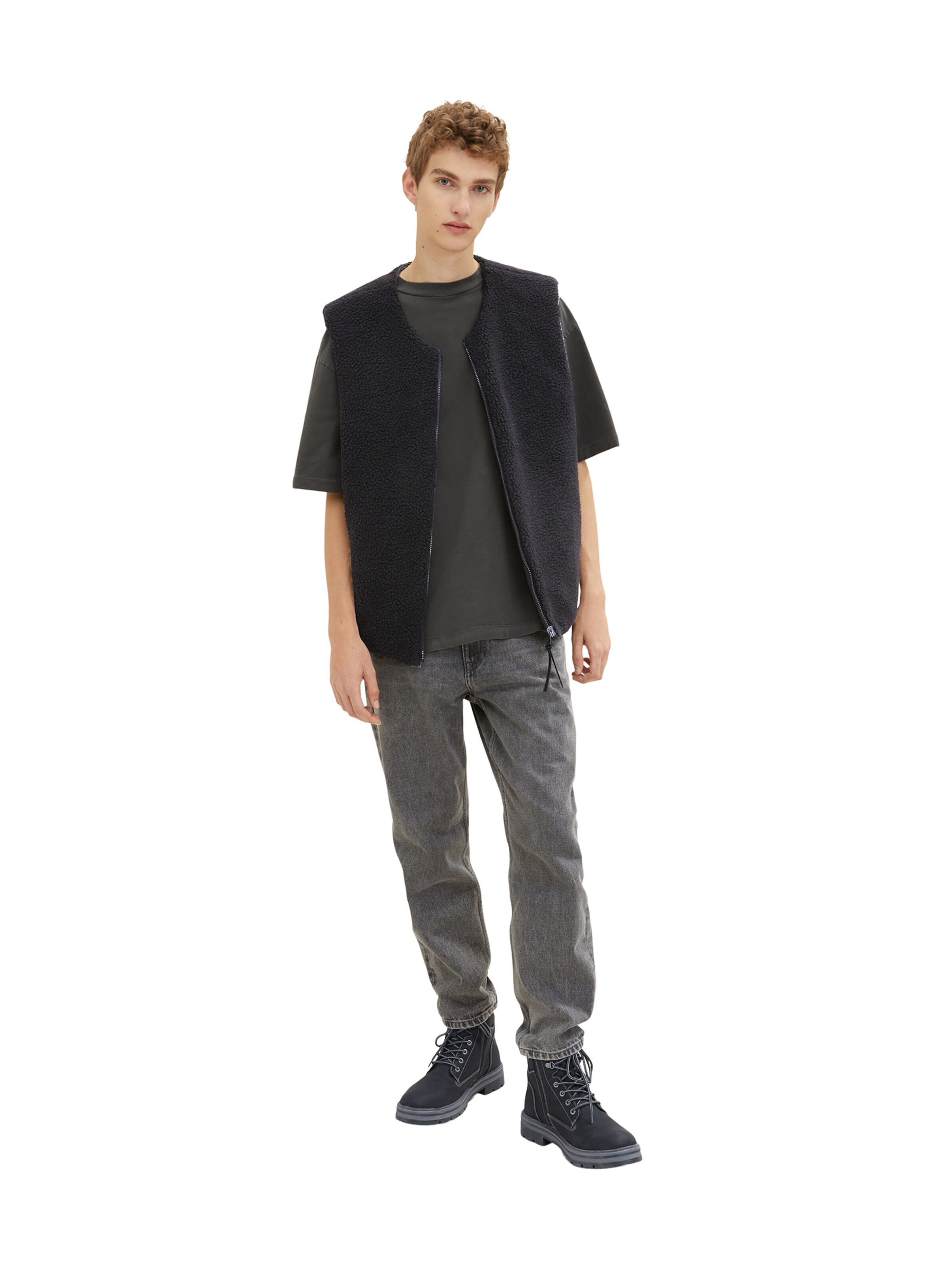 TOM TAILOR DENIM Bluser & t-shirts i grå