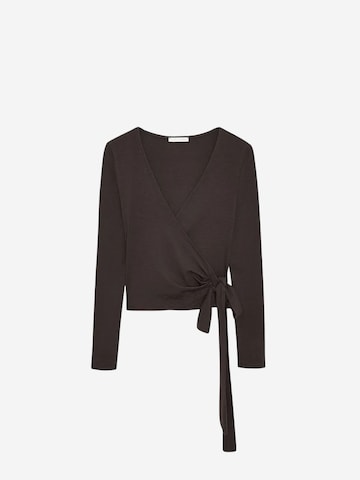 Dilvin Shirt 'Blusen' in Brown: front