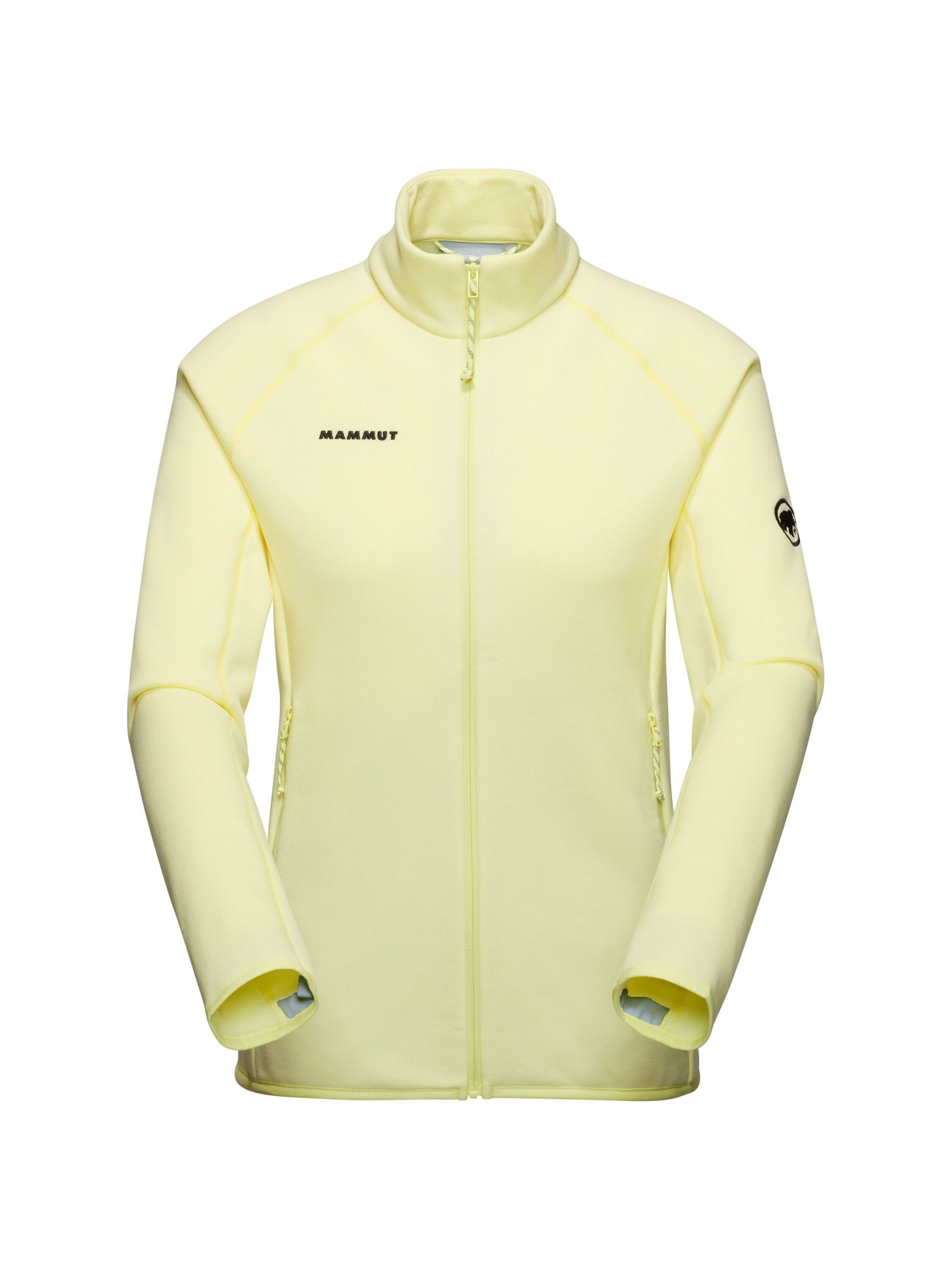 MAMMUT Funktionsfleecejacke ‘Aconcagua’ in Gelb: Vorderseite