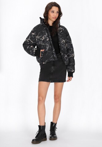 myMo ROCKS Демисезонная куртка в Черный
