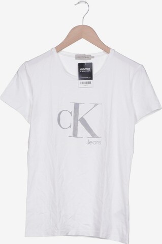 Calvin Klein Jeans Shirt in S in White: front