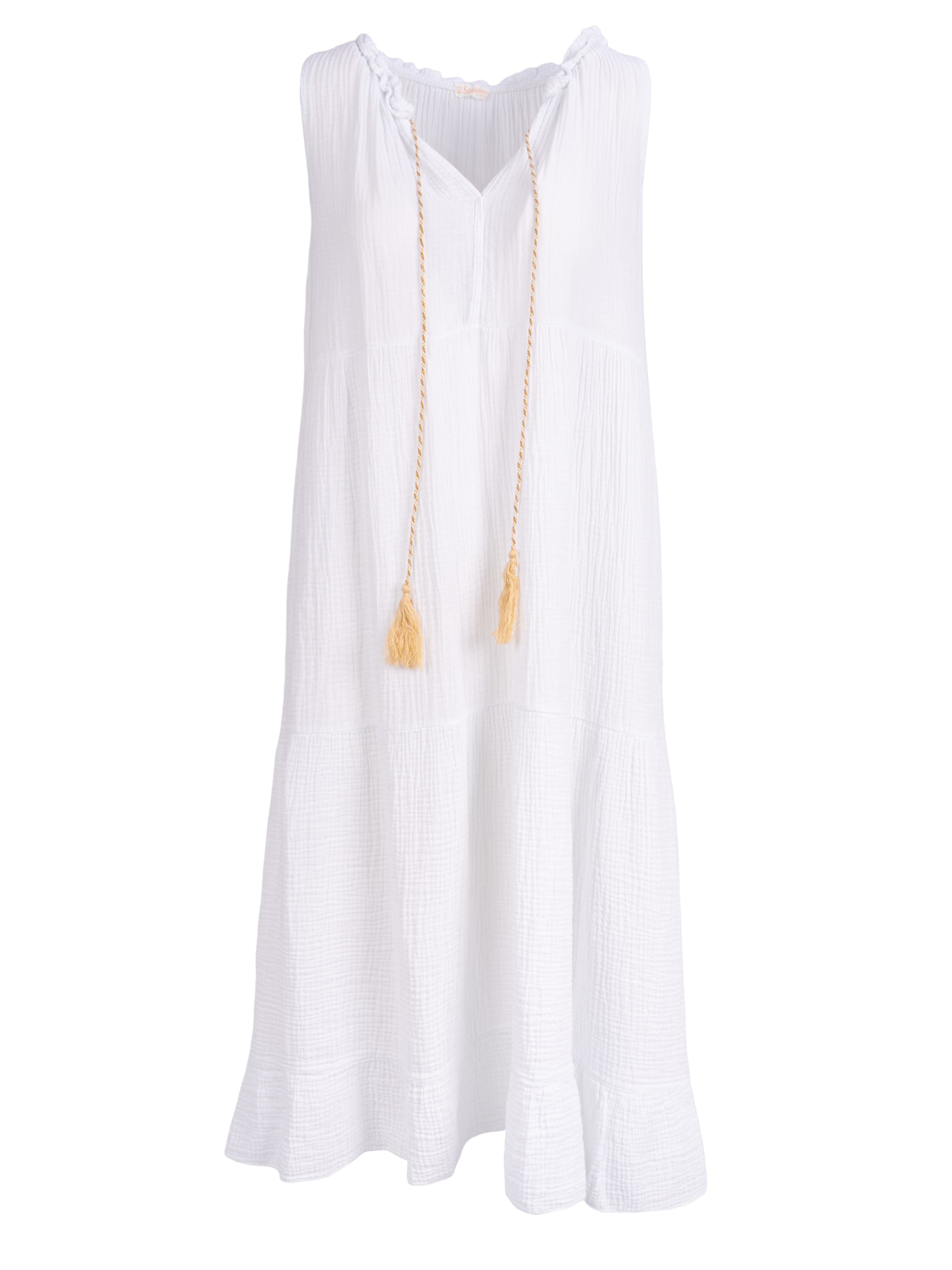 Seasons of April Robe d’été 'Viola' en blanc, Vue avec produit