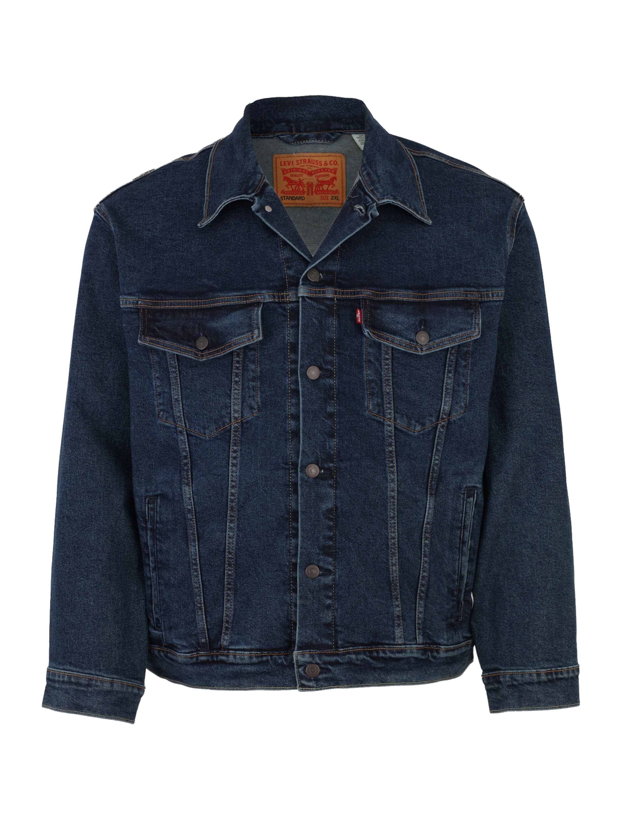 Levi's® Big & Tall Overgangsjakke i blå: forside