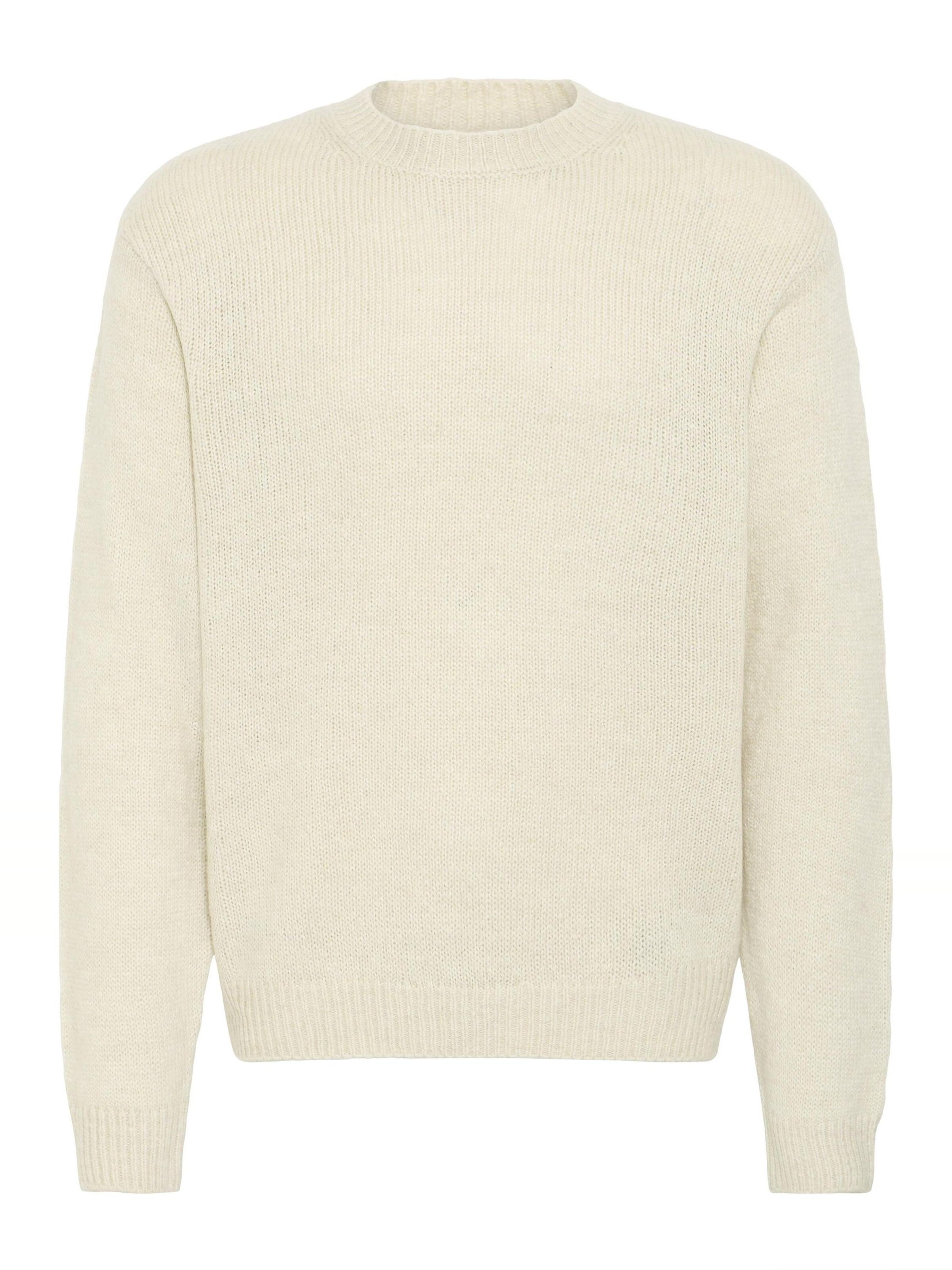 !Solid Strickpullover ' SDHamdani ' in Beige: Vorderseite