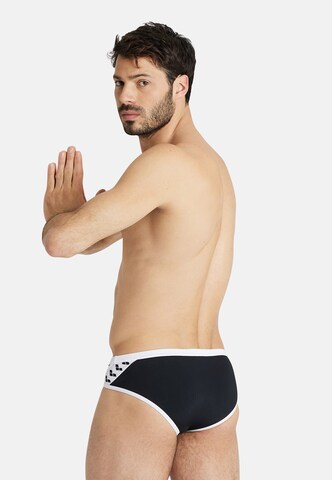 ARENA Sports swimming trunks 'Icons Solid' in Black