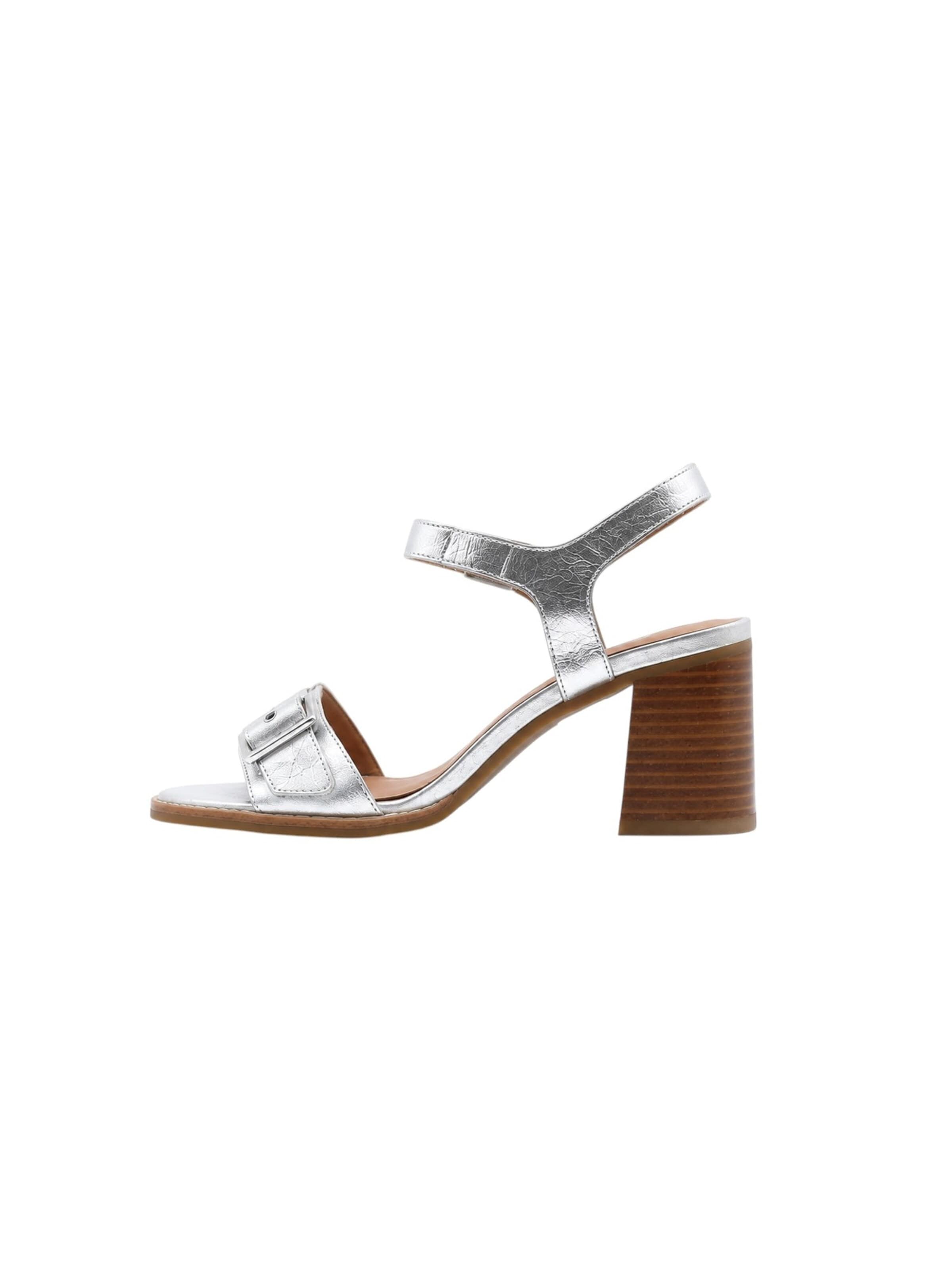 Emilie Karston Riemensandale 'Lison'‌‌‌ in Silber