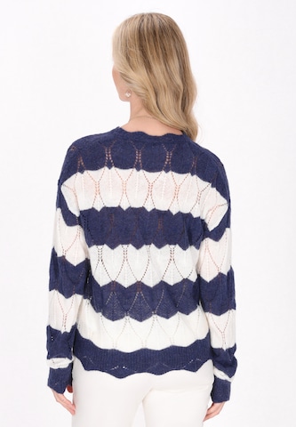 Usha Gebreid vest in Blauw