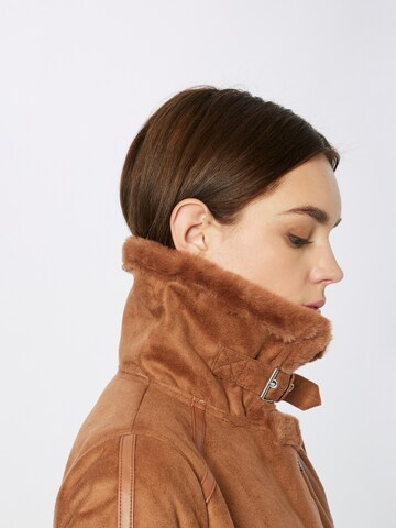 ABOUT YOU Between-Season Jacket 'Mieke' in Brown