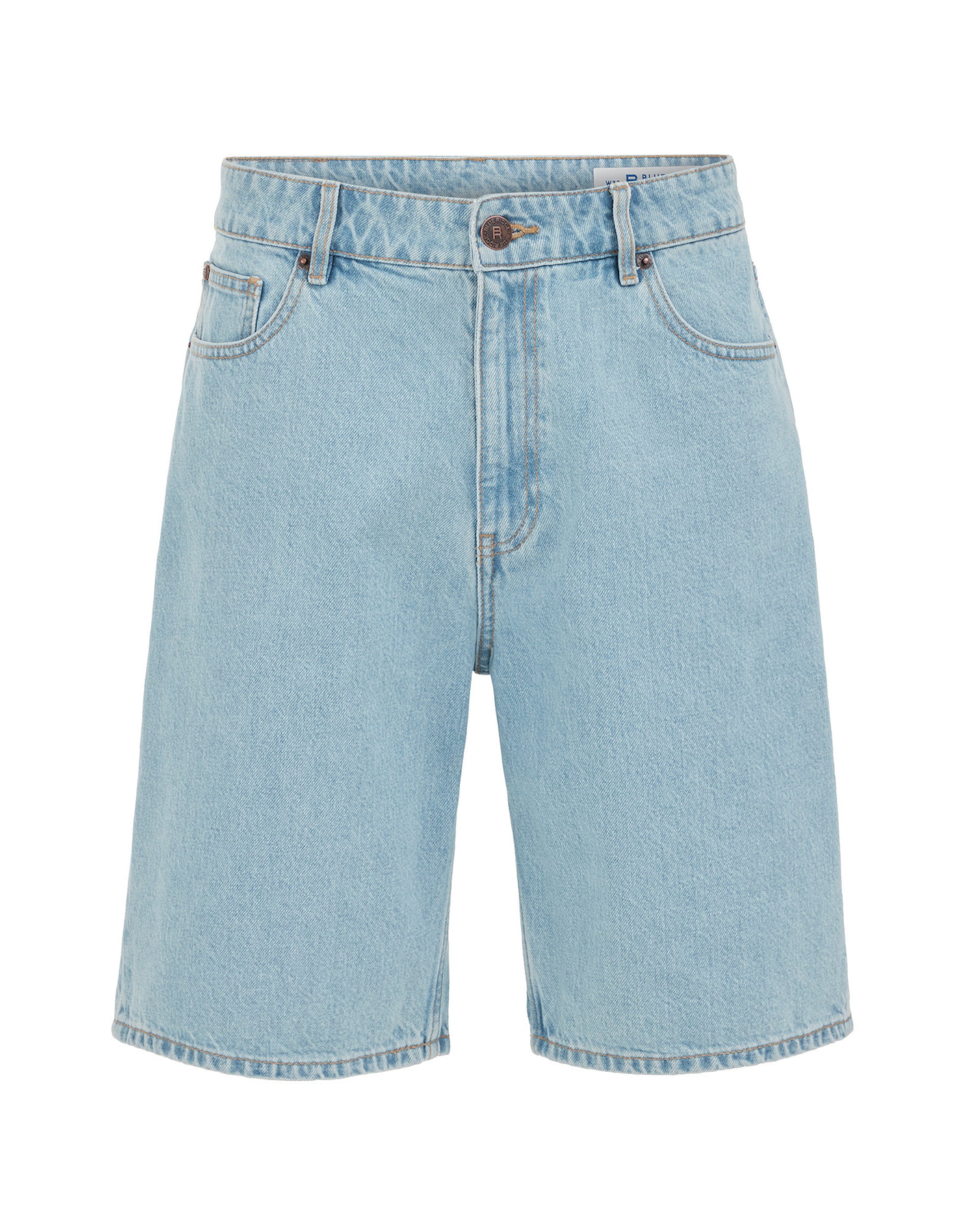 WE Fashion Loosefit Jeans i blå: framsida