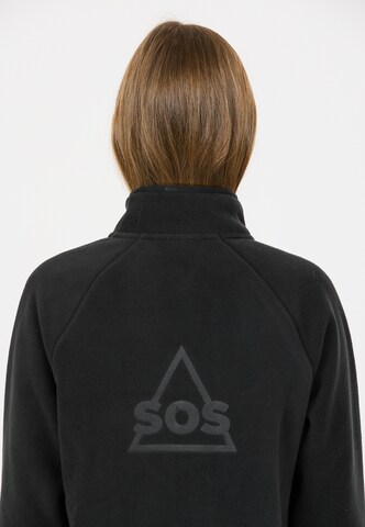 SOS Functionele fleece jas 'Munson' in Zwart