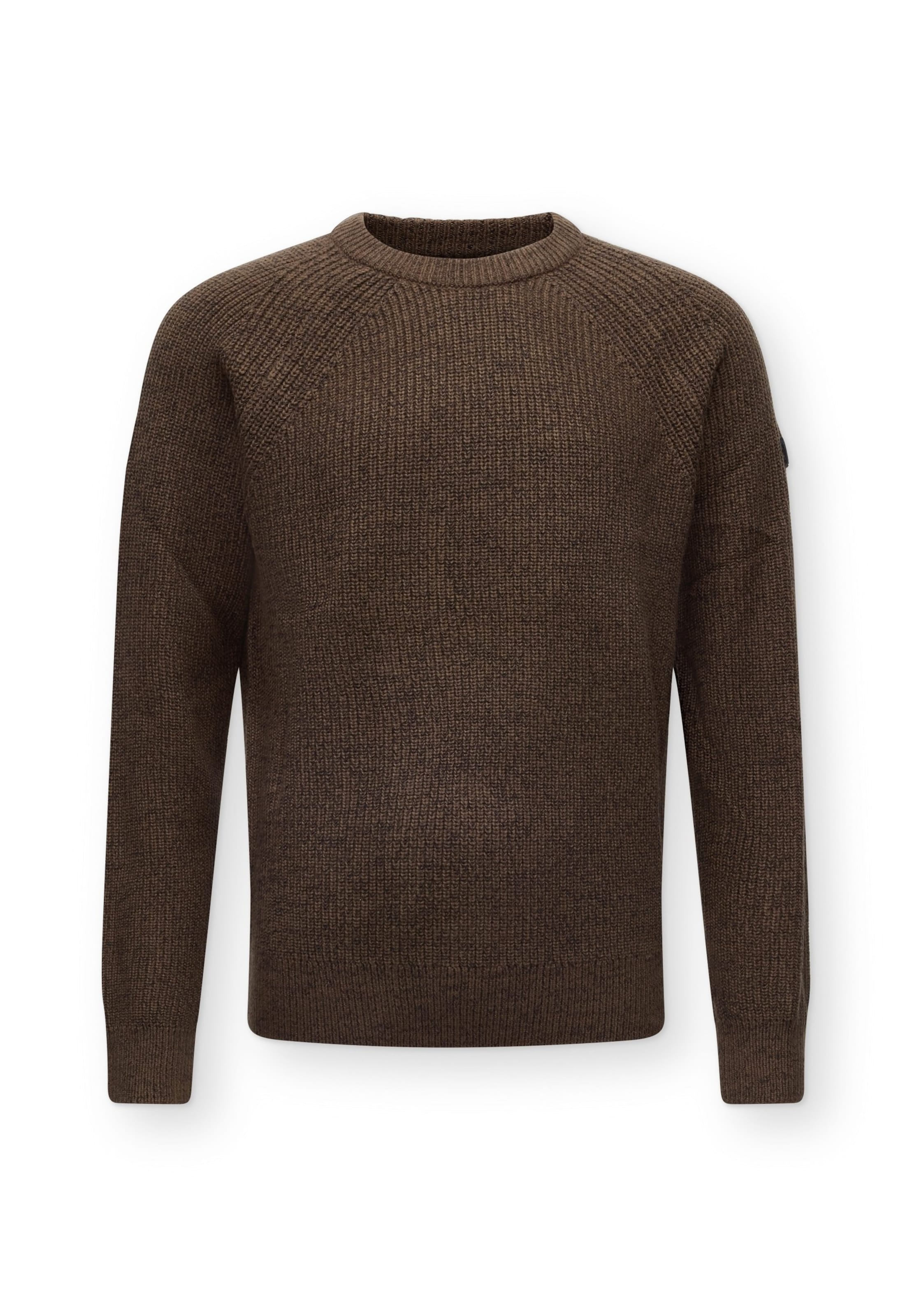 JACK & JONES Pullover 'JJEDENVER' in Braun: Vorderseite
