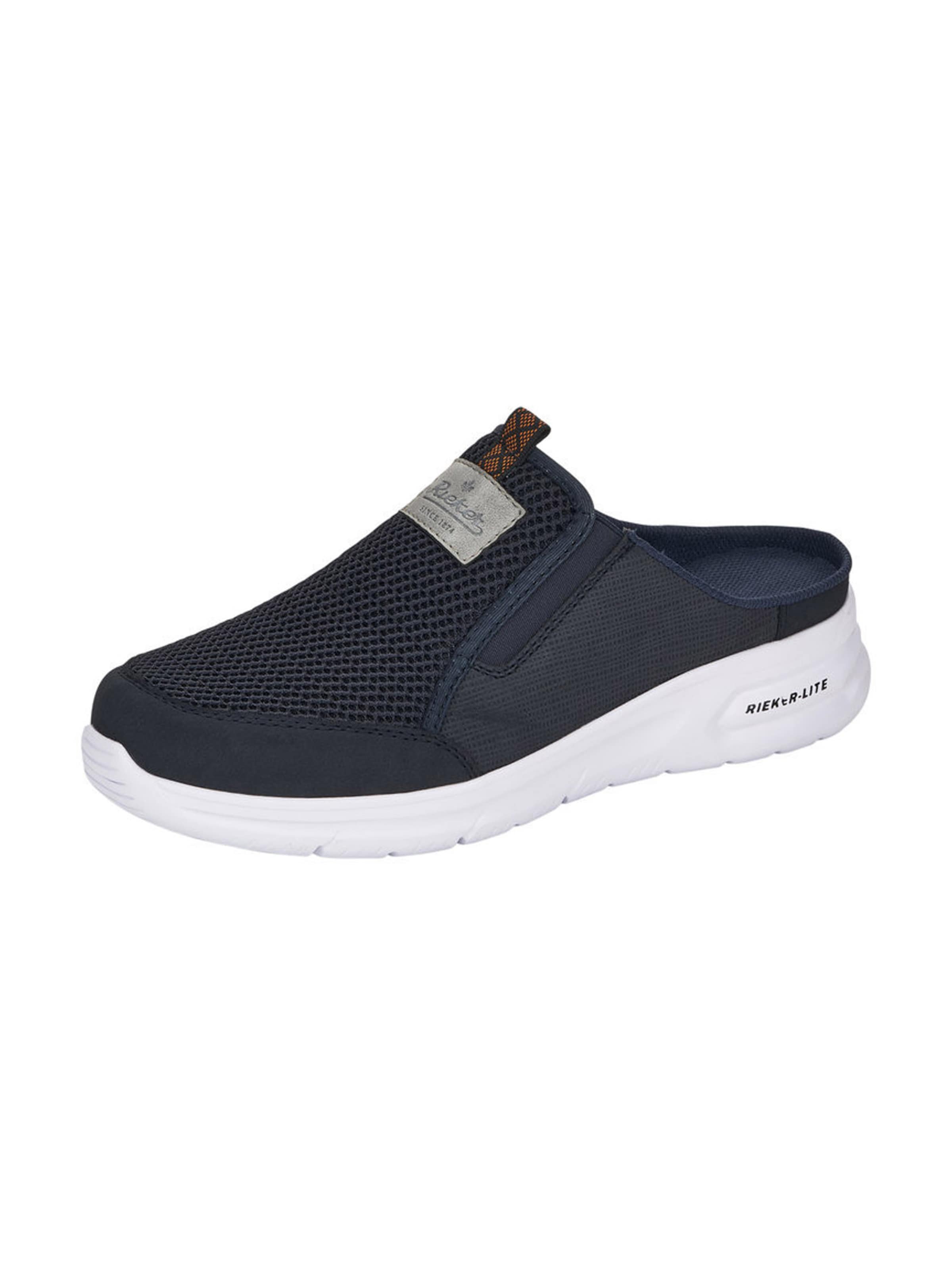Männer Offene Schuhe RIEKER Pantolette in Schwarz - MJ18014 Männer Offene Schuhe RIEKER Pantolette in Schwarz - MJ18014