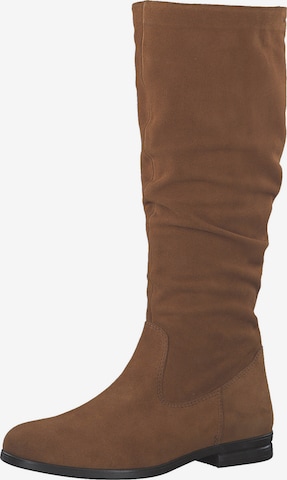 Bottes TAMARIS en marron : devant