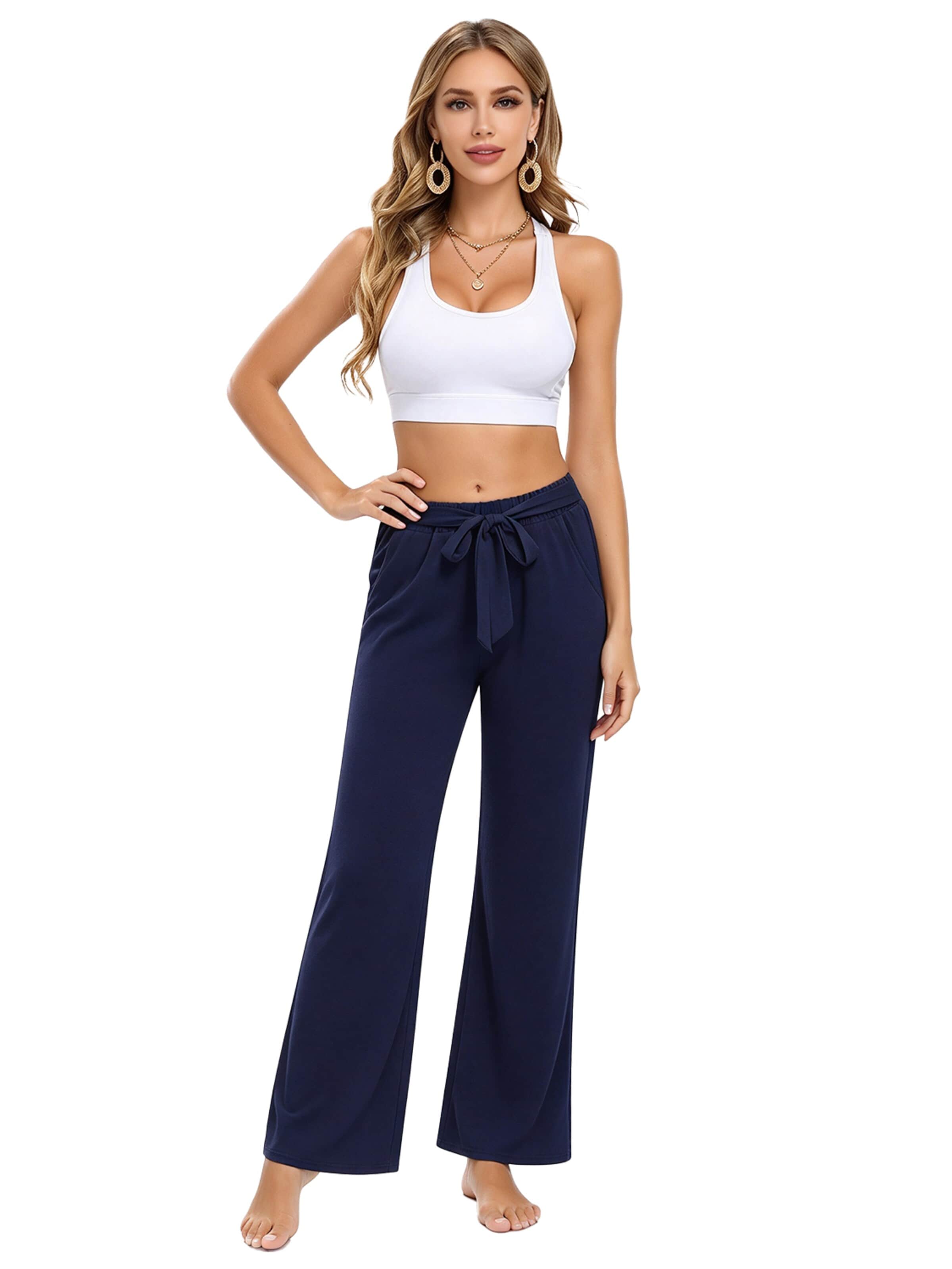 KoJooin Wide leg Pants in Blue: front