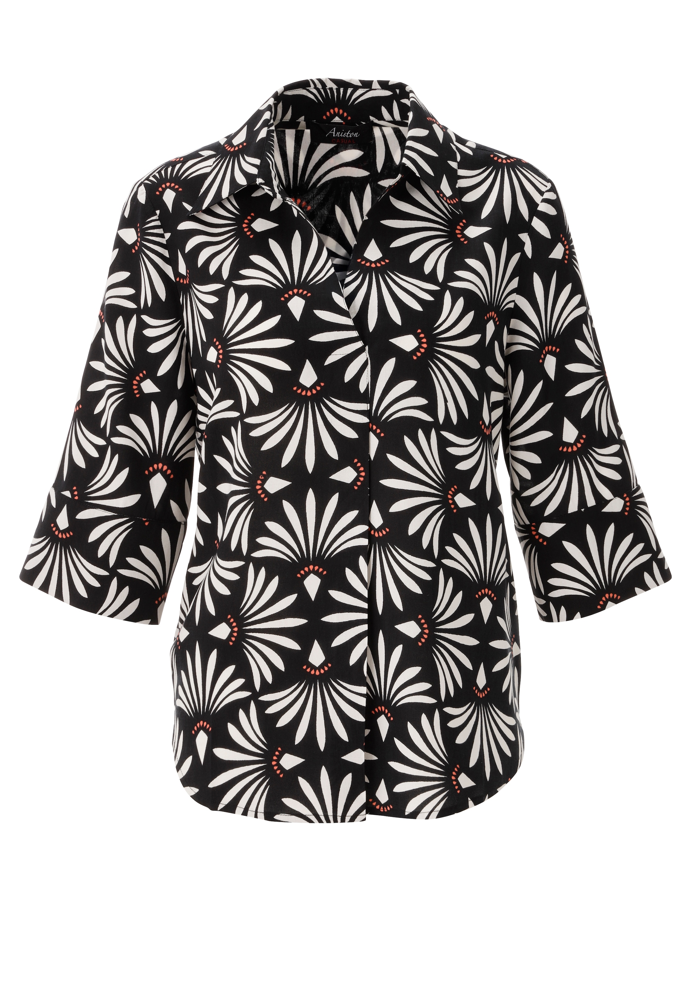 Aniston CASUAL Blouse in Black: front