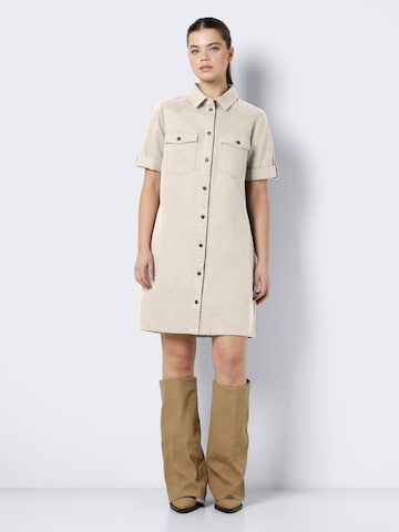 Noisy may Shirt Dress 'NEW SIGNE' in Beige