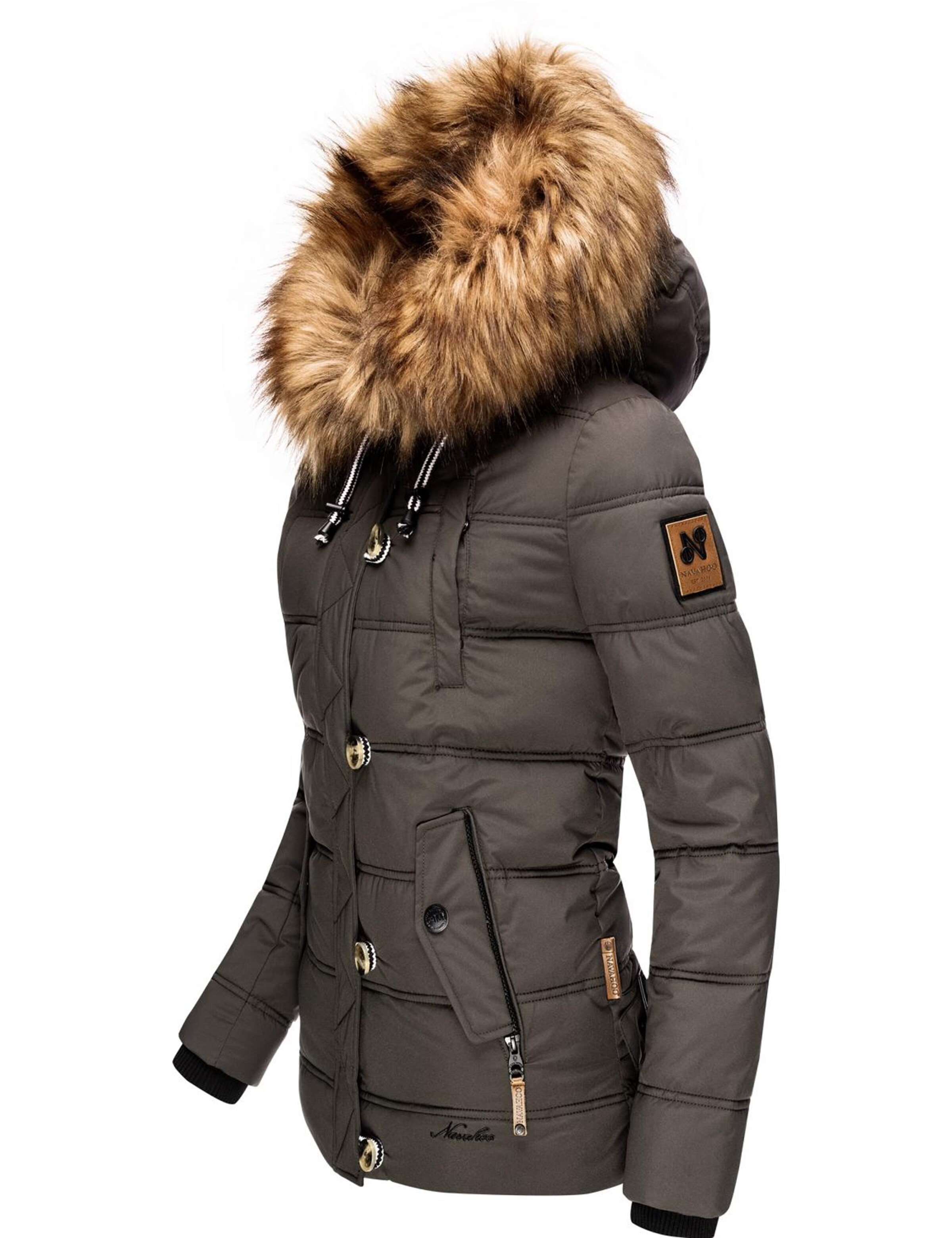 Giacca invernale 'Zoja' di NAVAHOO in grigio