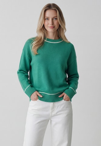 usha BLUE LABEL - Jersey en verde: frente