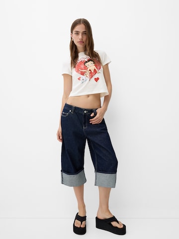 Bershka Shirt in White