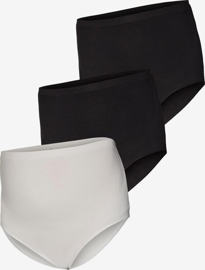MAMALICIOUS Culotte 'HEAL' en noir / blanc, Vue avec produit