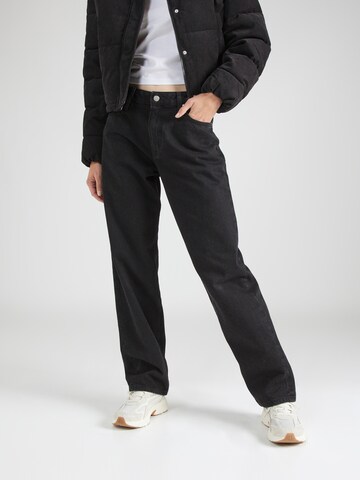 Calvin Klein Jeans Loosefit Jeans '90'S STRAIGHT' in Zwart: voorkant