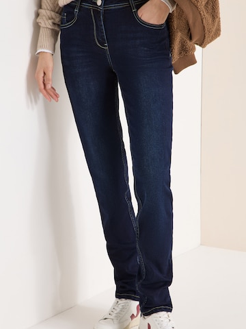 Coupe slim Jean 'Scarlett' CECIL en bleu