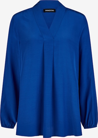 SEEYOU BY BIGGI M. Blouse in Blue: front