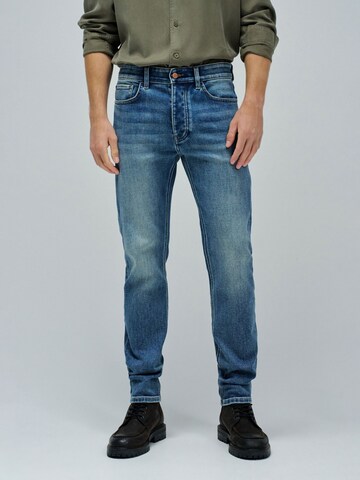 Salsa Jeans Slimfit Jeans in Blauw: voorkant