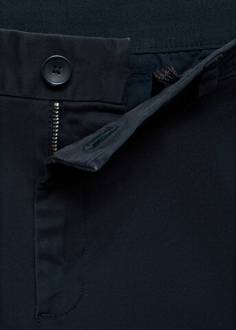 MANGO MAN Tapered Chino Pants 'Prato' in Blue