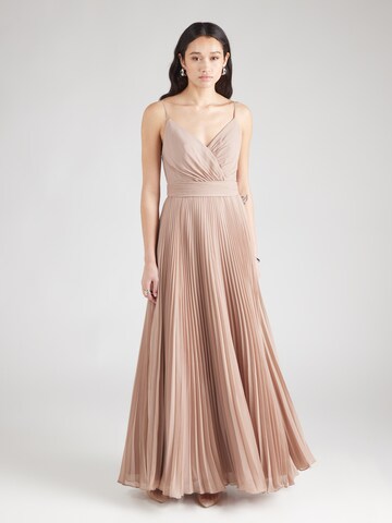 Laona Evening dress in Beige: front