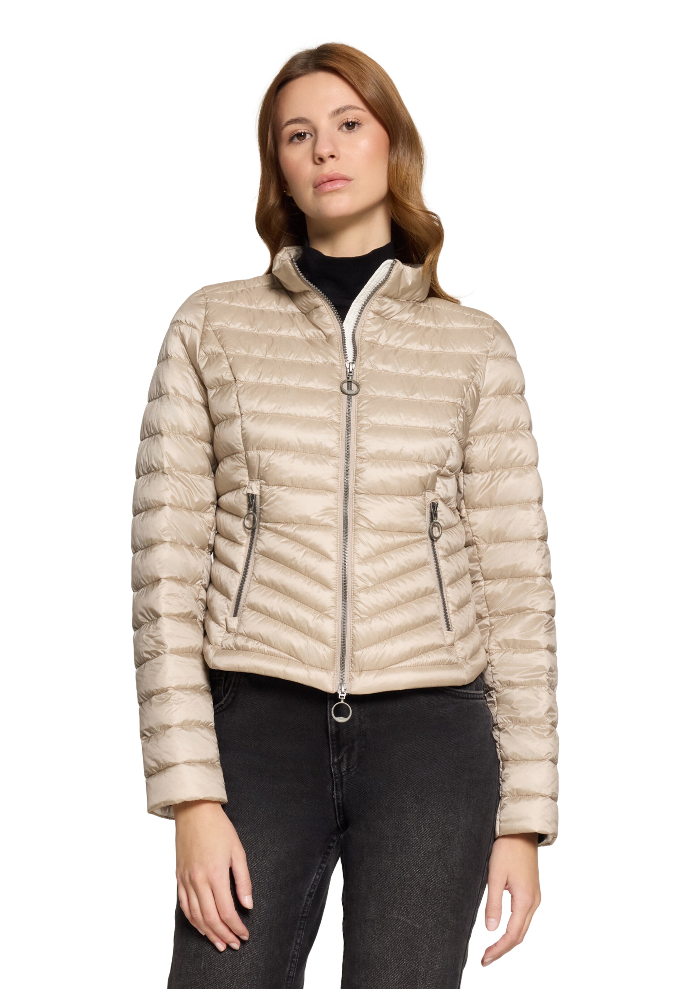 GIL BRET Between-Season Jacket in Beige: front