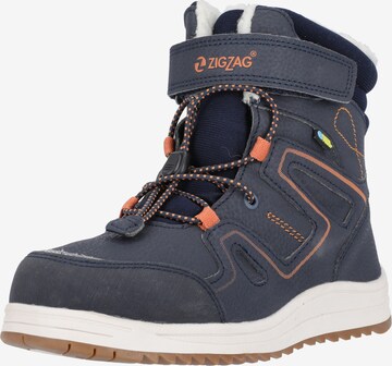 ZigZag Snow Boots 'Rincet' in Blue: front