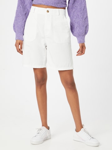 ESPRIT - regular Pantalón en blanco: frente