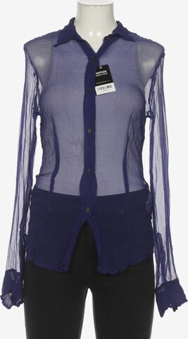 Dries Van Noten Blouse & Tunic in M in Blue: front