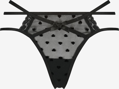 Hunkemöller String in schwarz, Produktansicht