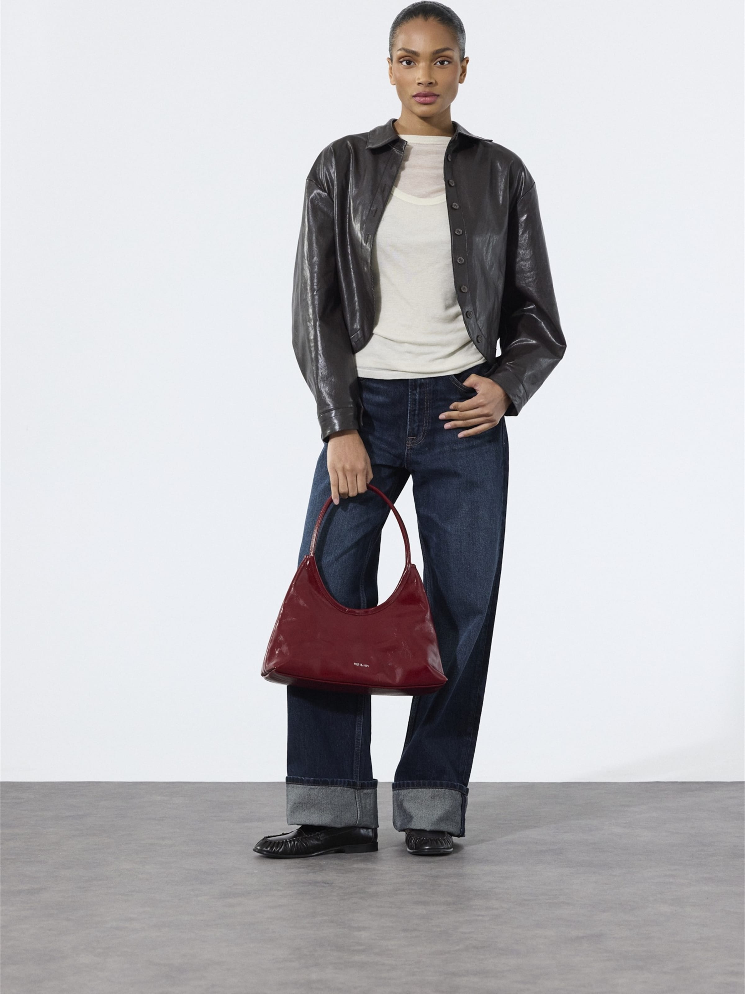 Nat&Nin Handbag 'Milo' in Red