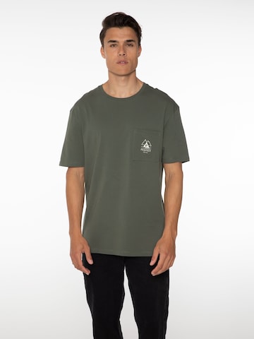 PROTEST Shirt 'ISIAH' in Groen: voorkant