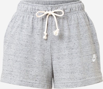 Nike Sportswear Trousers in mottled grey / White, Item view