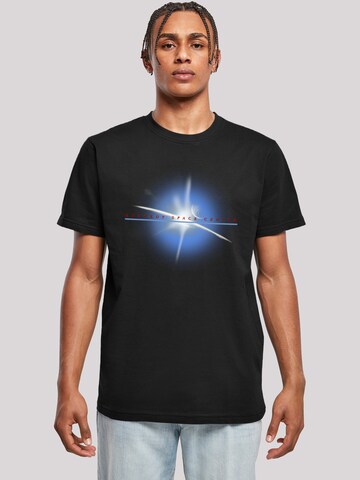 T-Shirt 'NASA Kennedy Space Centre Planet' F4NT4STIC en noir : devant