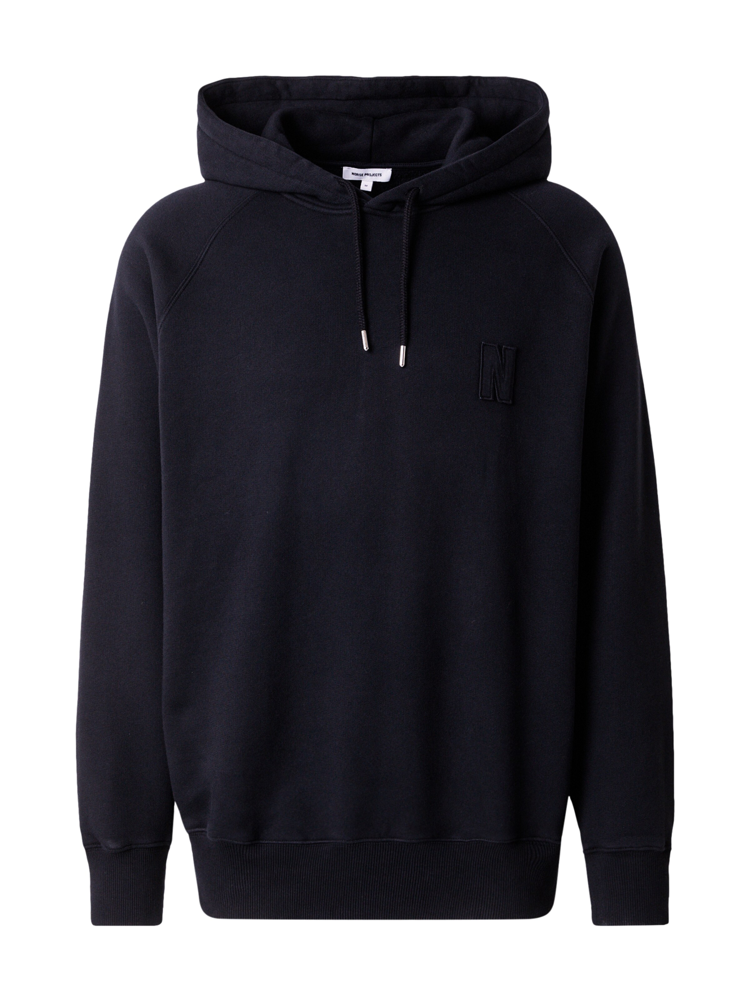 NORSE PROJECTS Μπλούζα φούτερ 'Marten' σε μαύρο: μπροστά