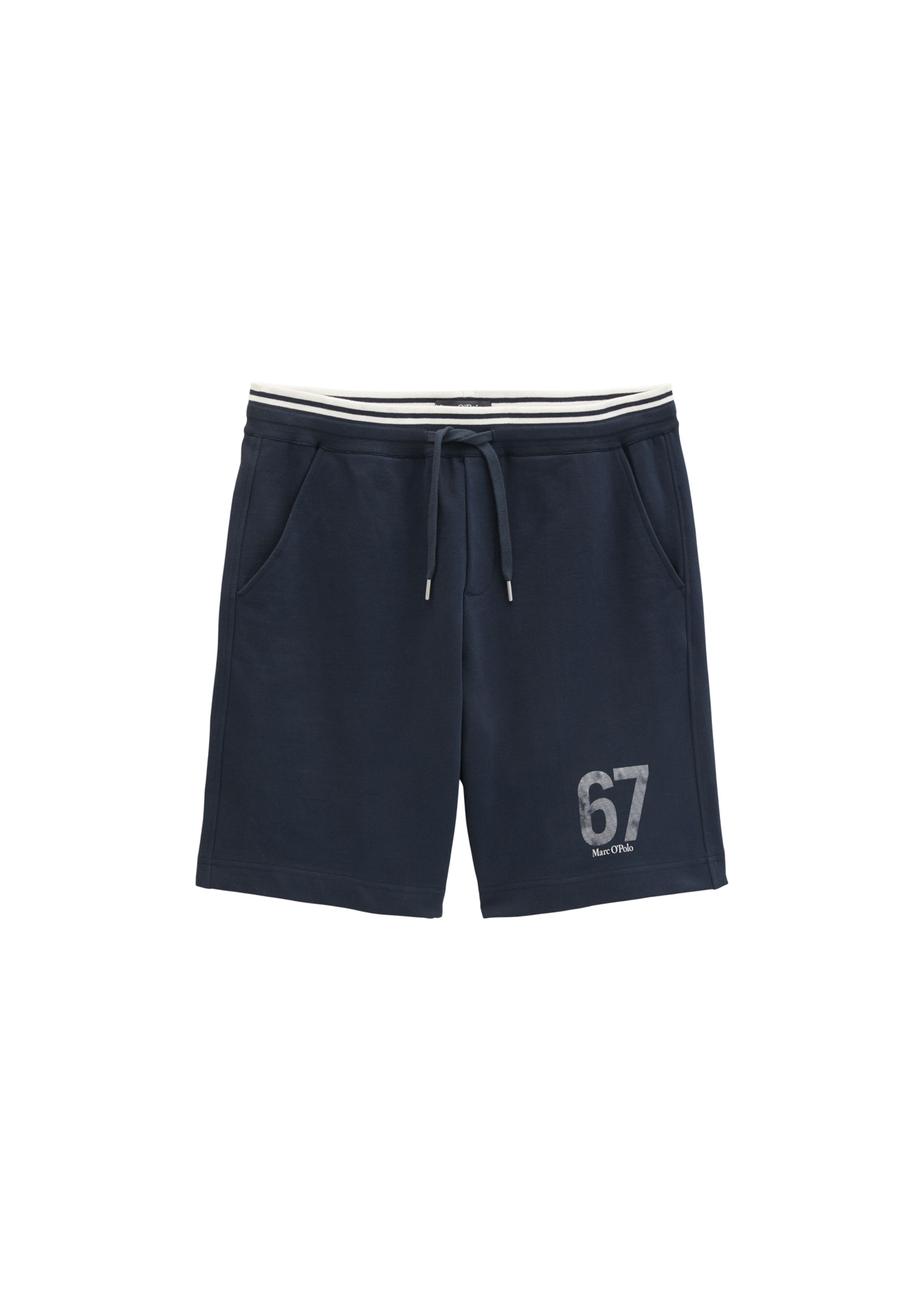 Marc O'Polo Trousers in Blue: front