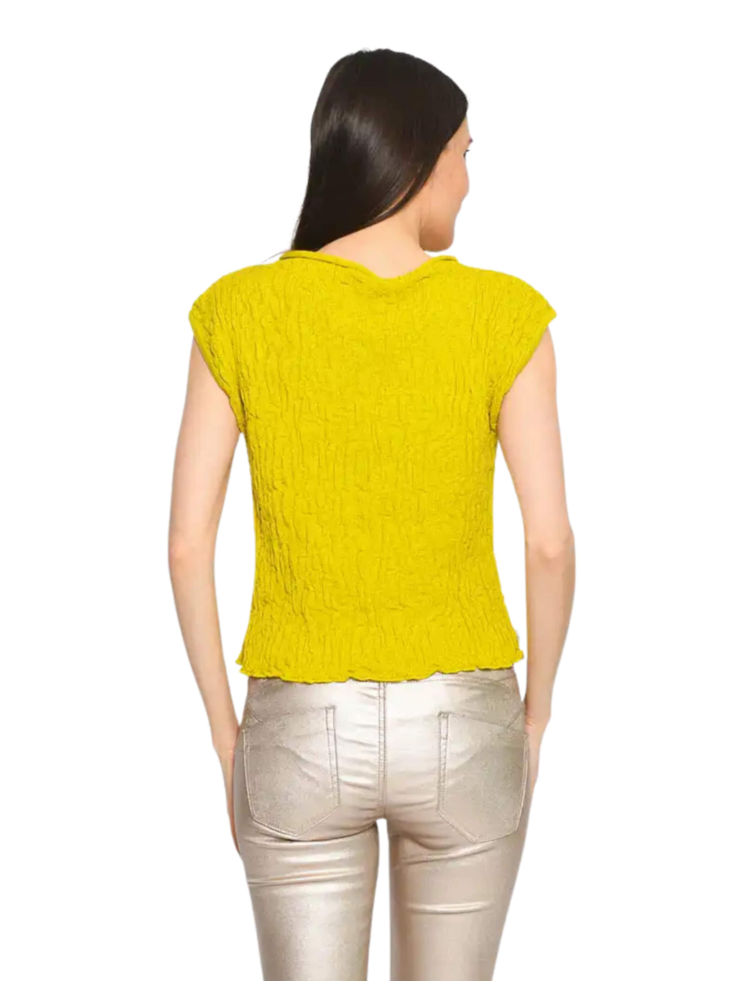Süel knitwear Sticktop 'Wrinkled Texture'‌‌‌‌ in Grün